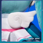 Vocaloid Miku Luka Rin Moeyu Miku Merch Synthwave Wings Series Cute Sitting Plush Doll
